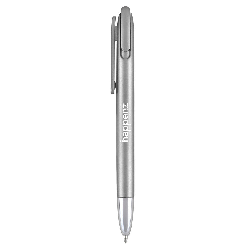 Silver Rolling Hills MC Pen with a custom silk screened logo