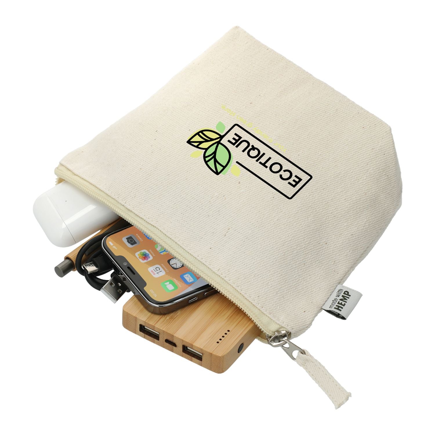 11oz Hemp Cotton Pouch