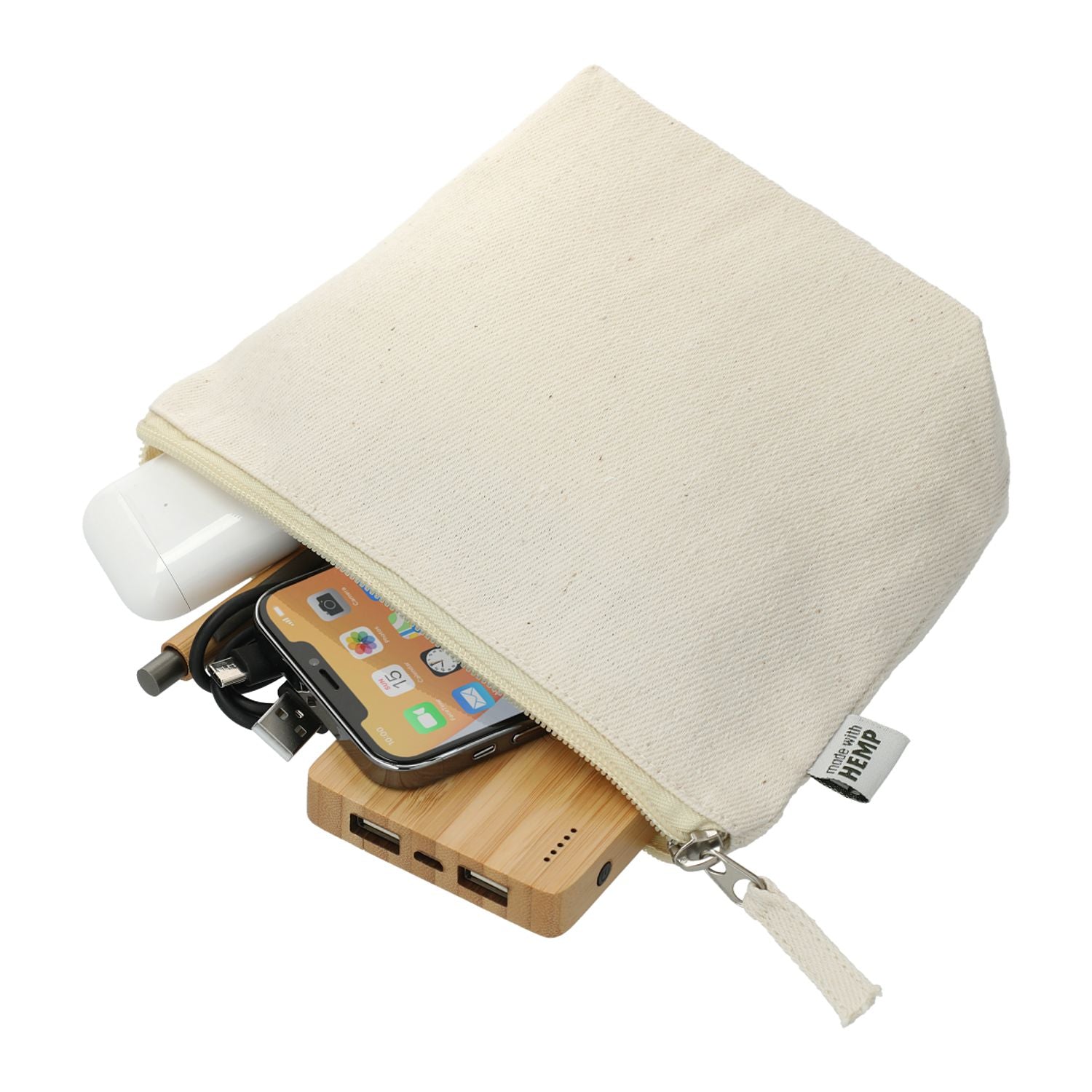 11oz Hemp Cotton Pouch