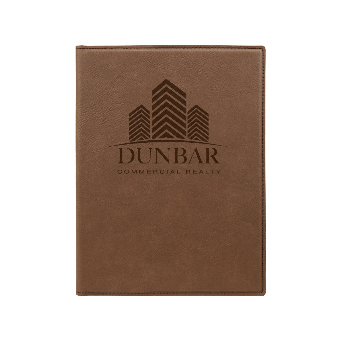 7" x 9" Leatherette Dark Brown Portfolio