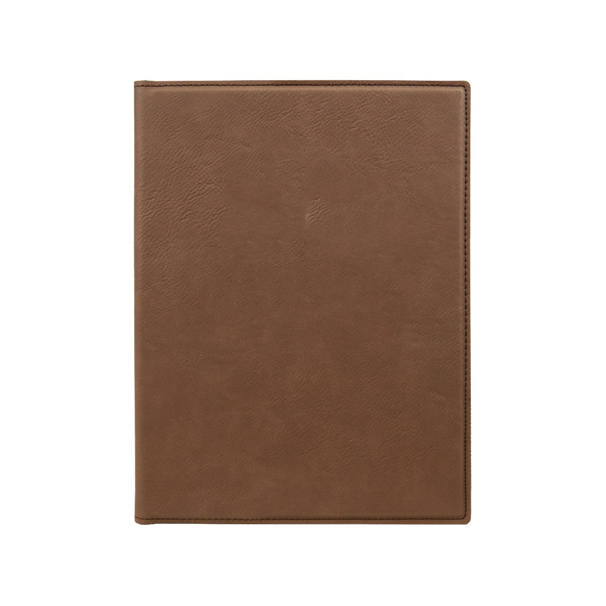 7" x 9" Leatherette Dark Brown Portfolio