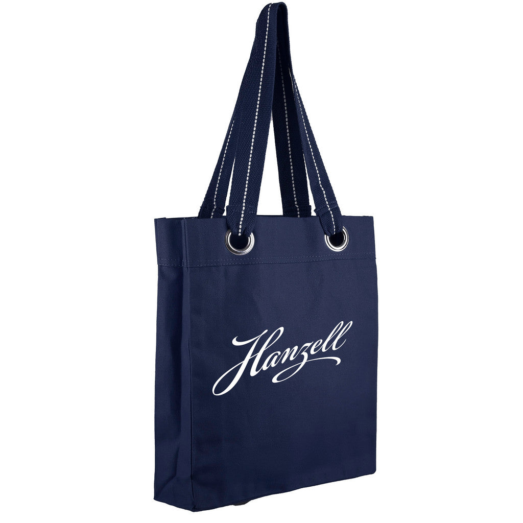 12Oz. Klamath Cotton Canvas Tote With Large Grommets - Navy
