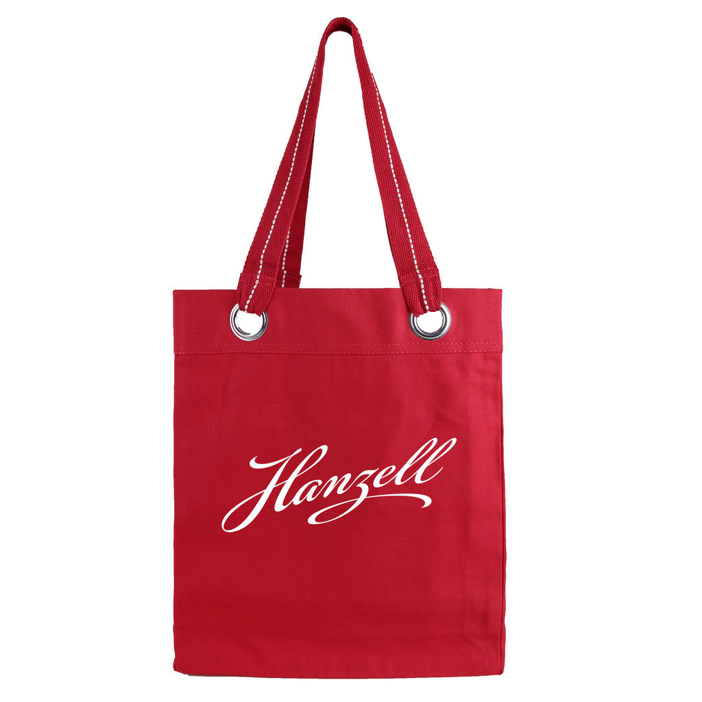 12Oz. Klamath Cotton Canvas Tote With Large Grommets - Red