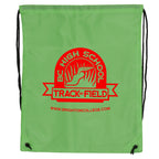 Lime Ventoux 210D Polyester Drawstring Bag