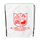 White Ventoux 210D Polyester Drawstring Bag