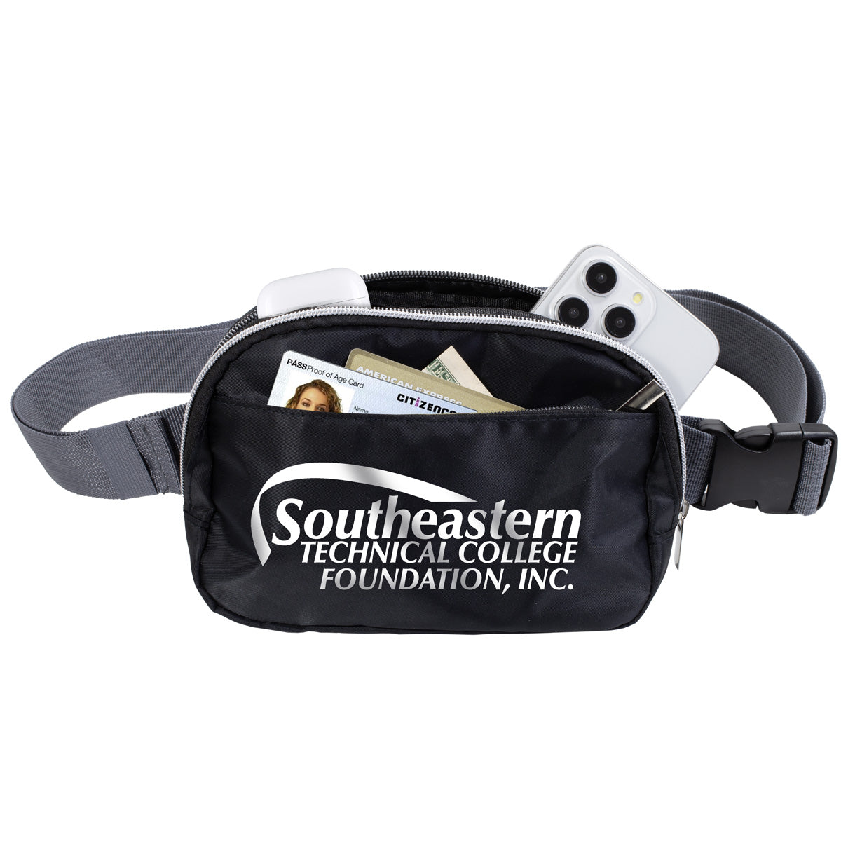 Urbanease Designer Cross-Body Belt Bag with a 1 color imprint