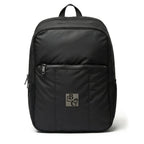 Black Bounce 17" Laptop Backpack with a custom patch