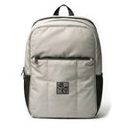 Taupe Bounce 17" Laptop Backpack with a custom patch