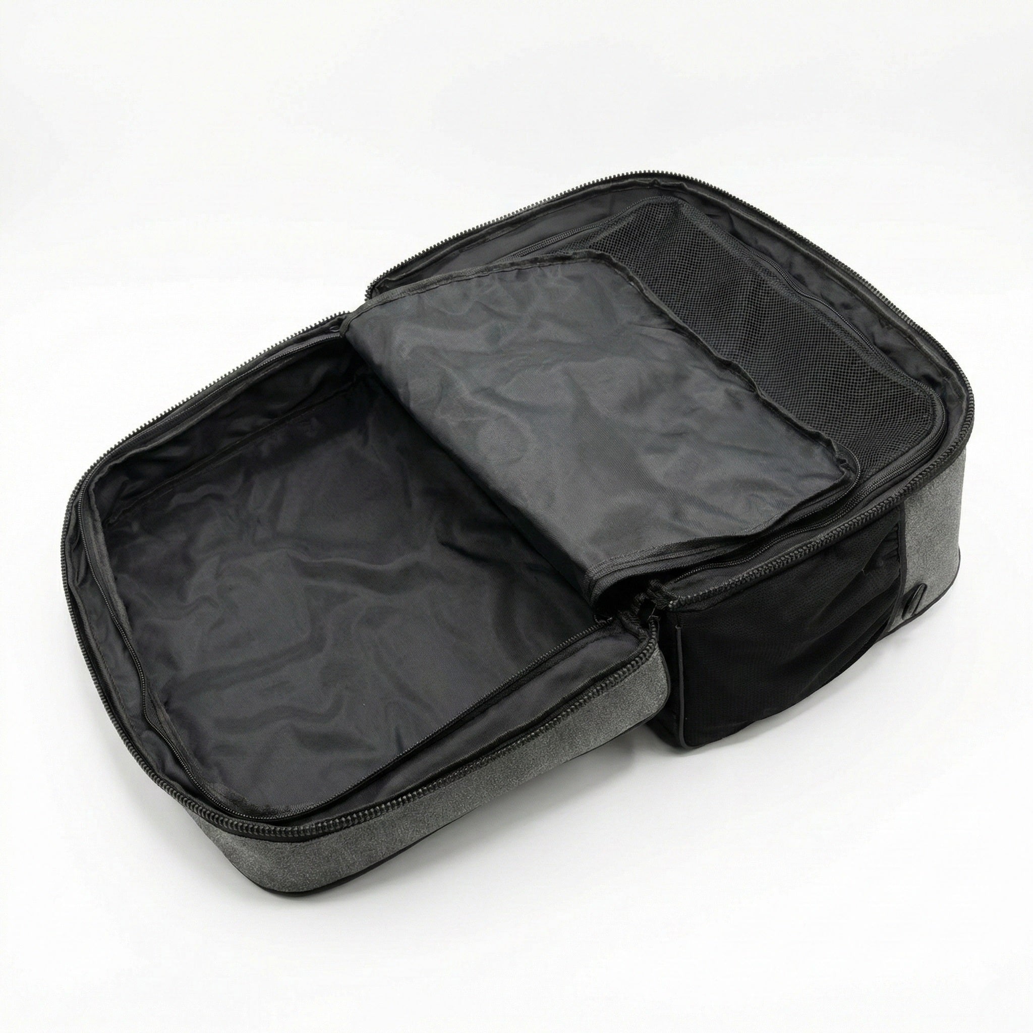 Vault Convertible Duffel Backpack shown opened