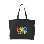 Black Vale Canvas Tote with Custom Logo