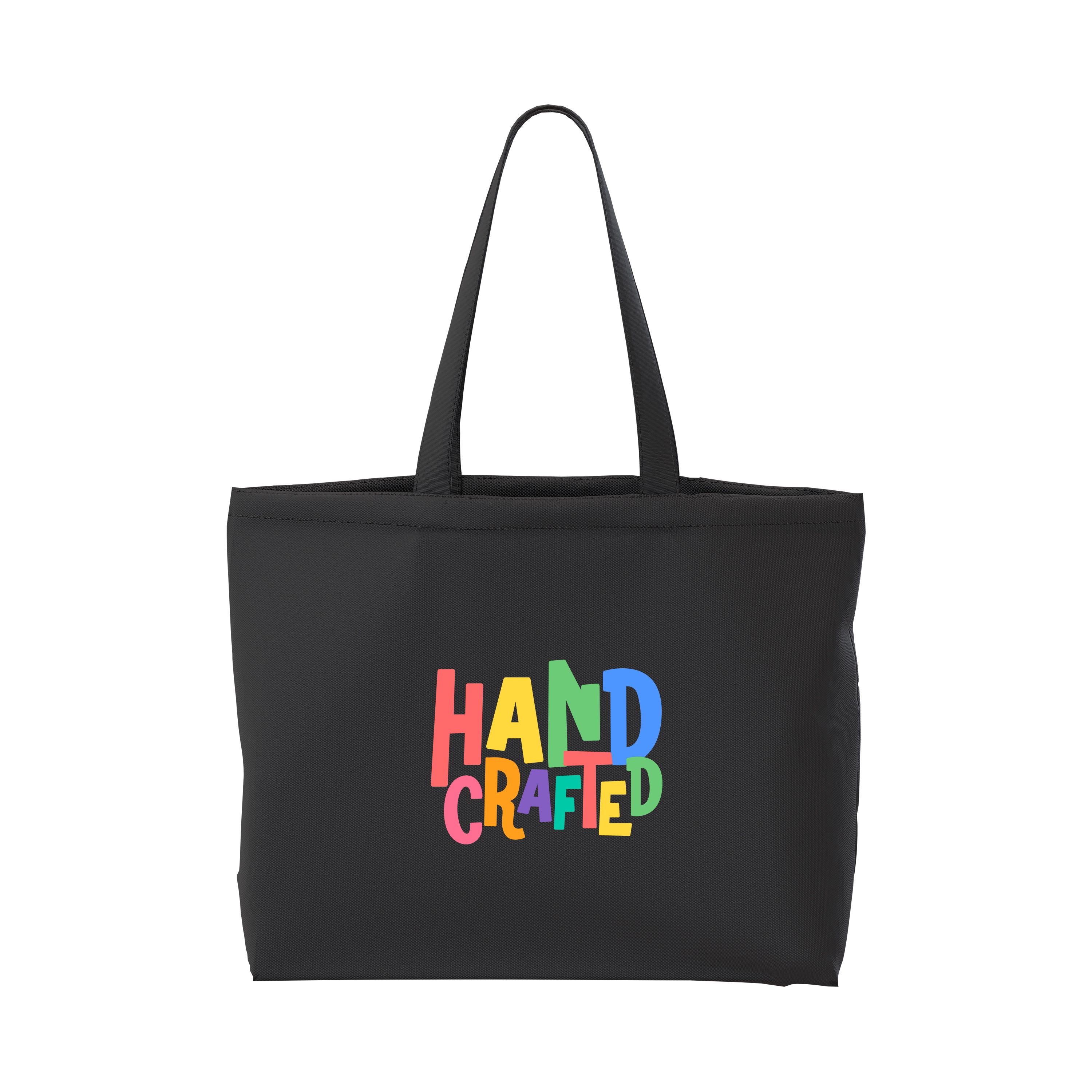 Black Vale Canvas Tote with Custom Logo