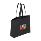 Black Vale Canvas Tote side profile