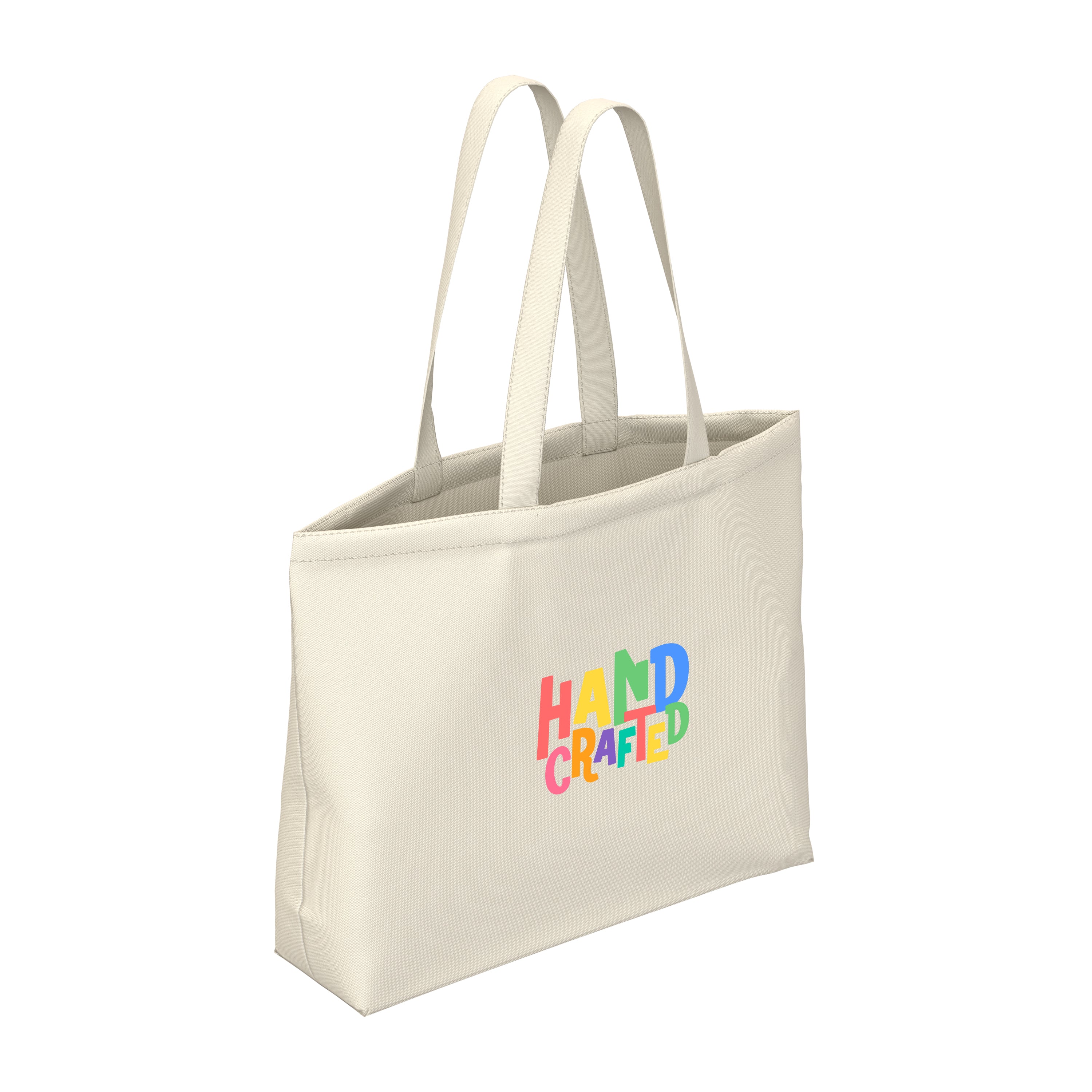 Natural Vale Canvas Tote side profile