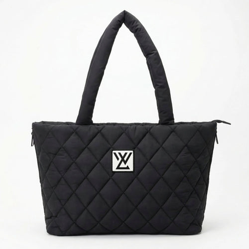 Venus 17" Laptop Tote with a custom brand patch