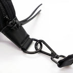 Close up of fanny pack hooks 