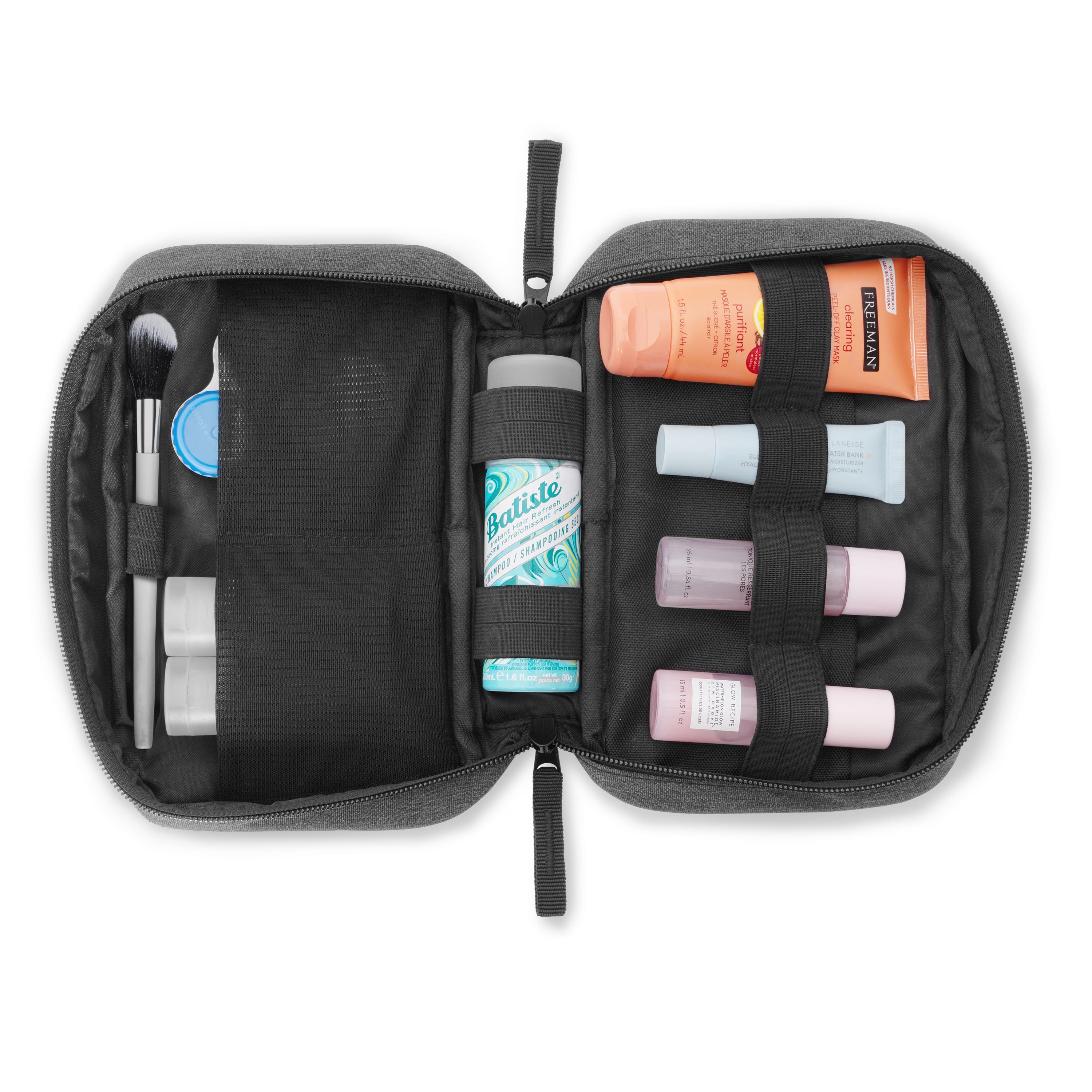 Nomad Must Haves Renew Tech Case shown open with non included accessories