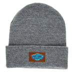Gray Tiburon Knit Cuffed Beanie with Patch