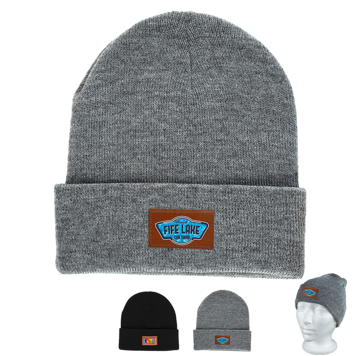 Tiburon Knit Cuffed Beanie with Patch