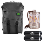 Base Camp Kit with custom logos on all of the items