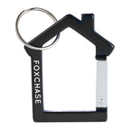 Black house carabiner with a custom logo