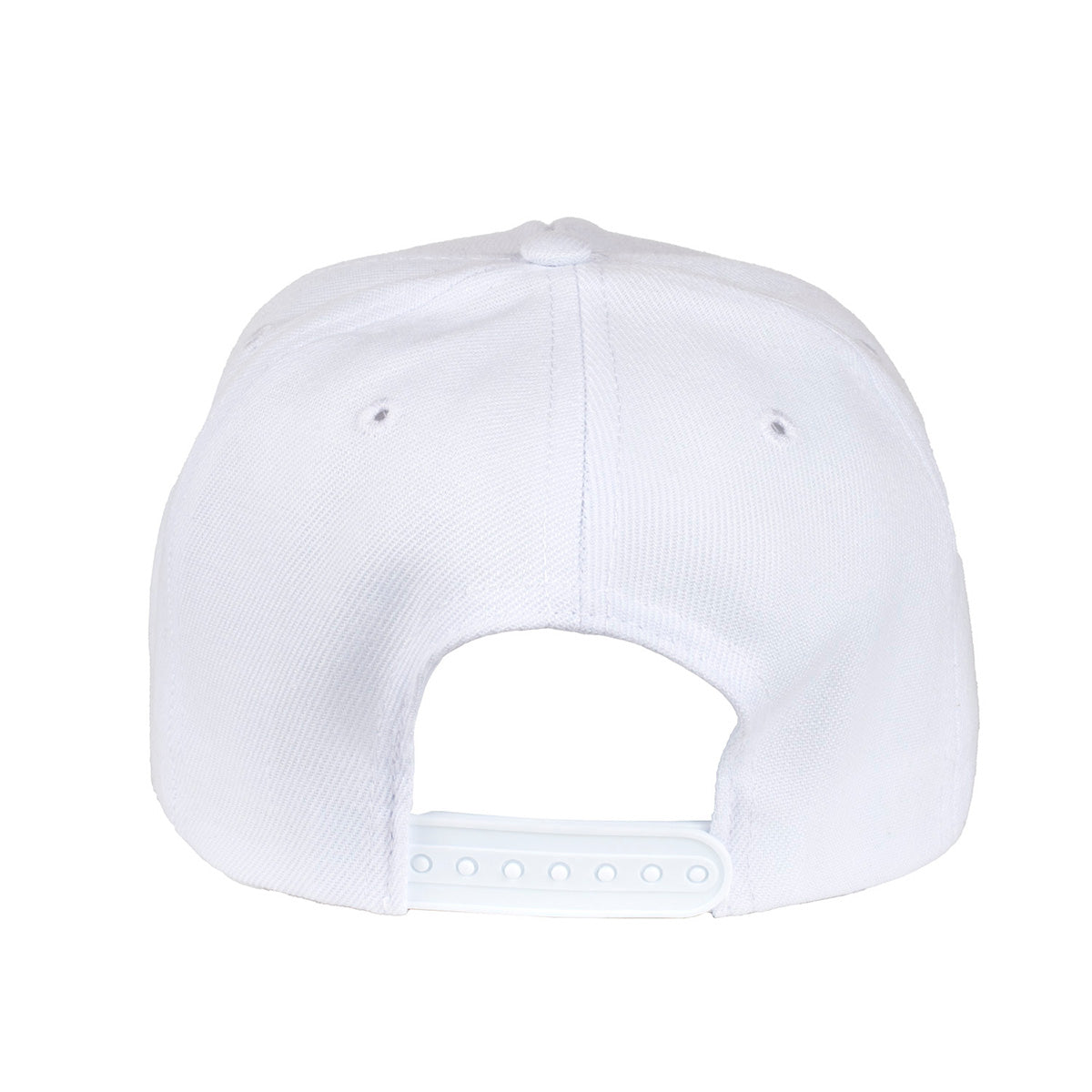 Back of Bellbrook 5-Panel Baseball Cap - White