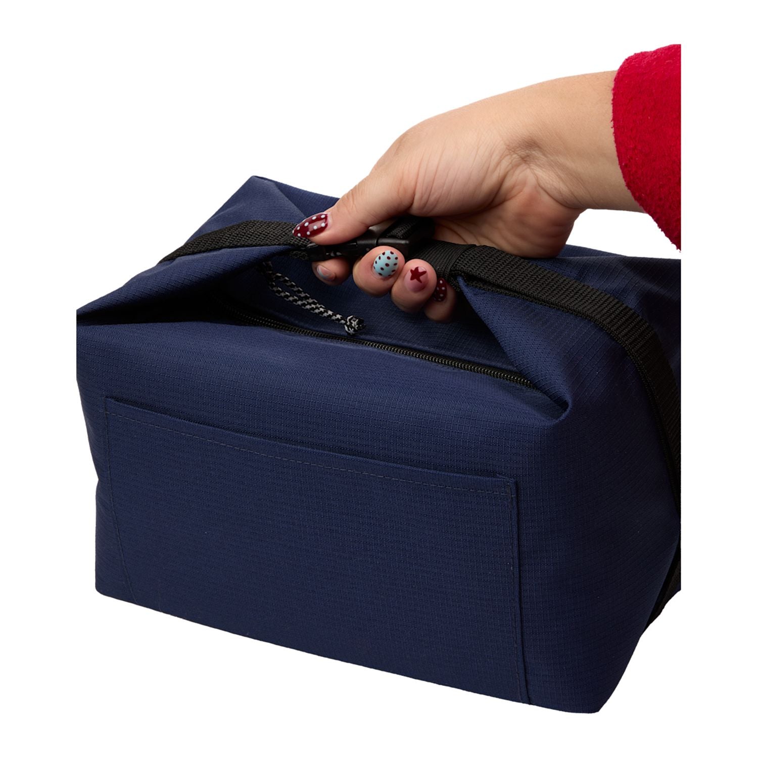 Caribou Drift Recycled 9 Can Lunch Cooler Navy Closed
