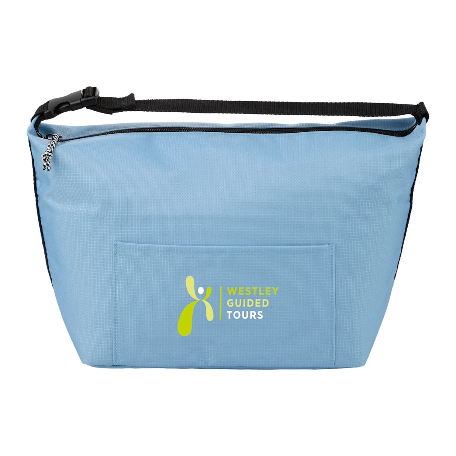 Caribou Drift Recycled 9 Can Lunch Cooler Light blue with a custom logo