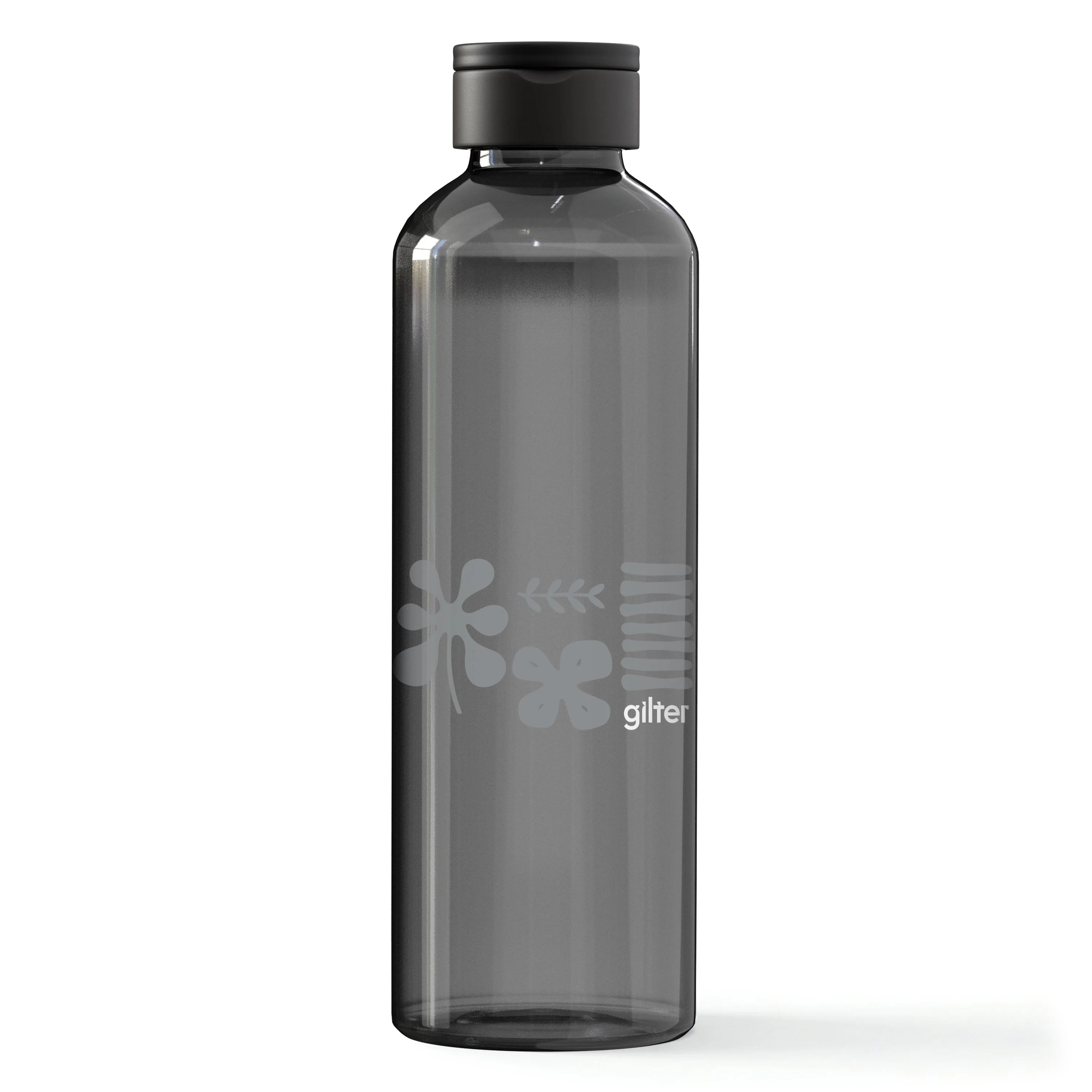 Black Cloud Nine 27 oz Recycled Plastic Bottle with a custom logo