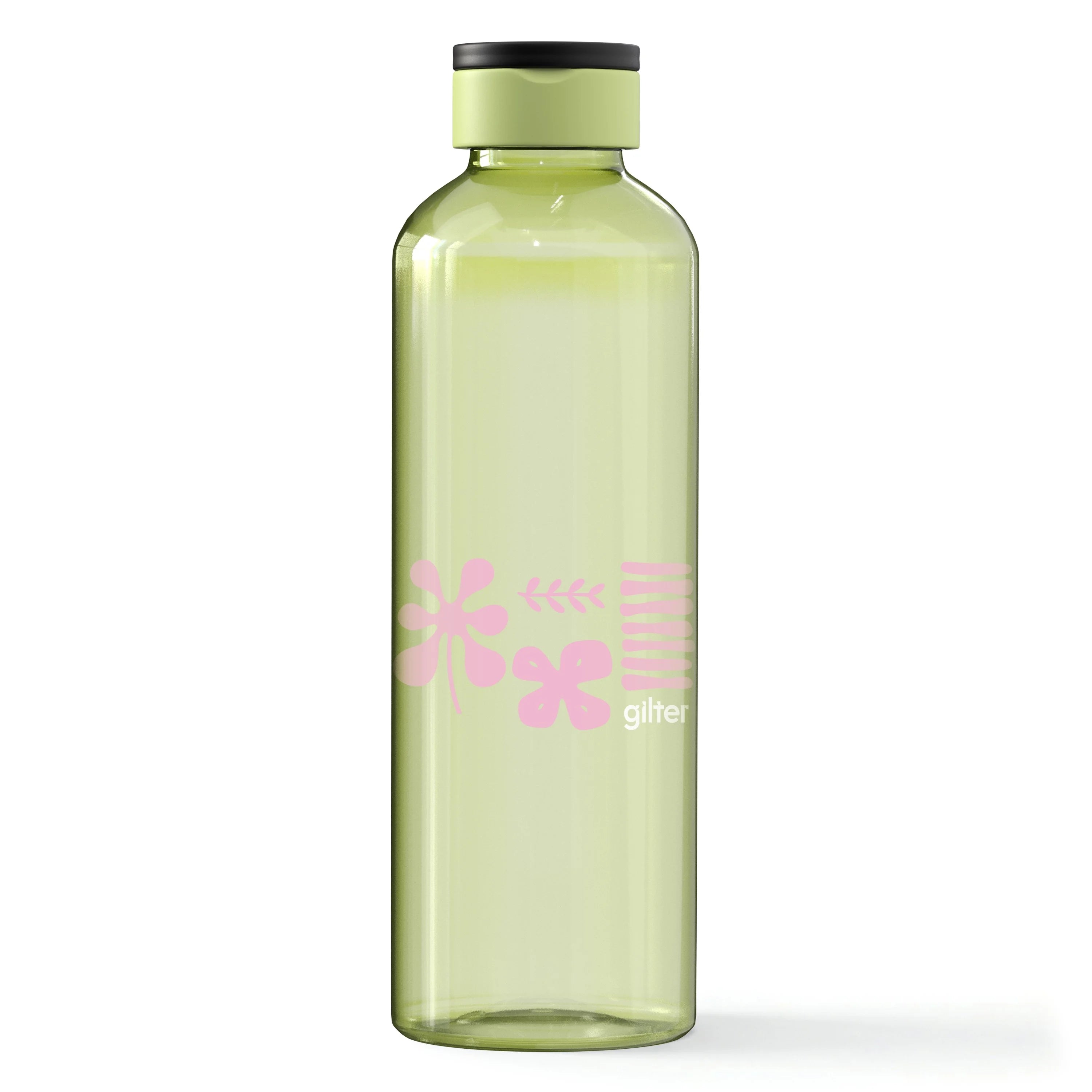 Key Lime Cloud Nine 27 oz Recycled Plastic Bottle with a custom logo
