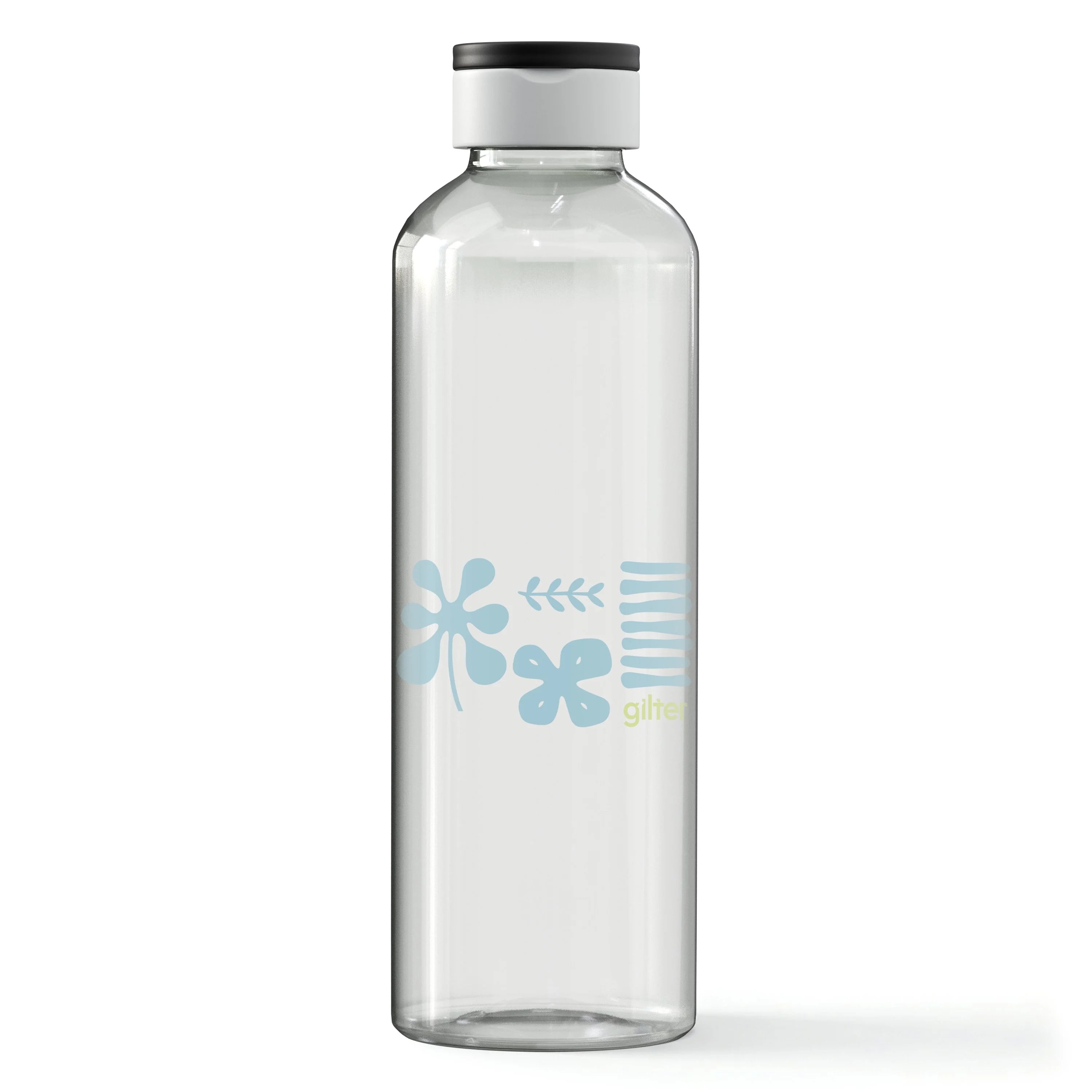 White Cloud Nine 27 oz Recycled Plastic Bottle with a custom logo