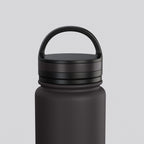 Black Free Spirit, Call of the Wild Stainless Steel bottle Top View