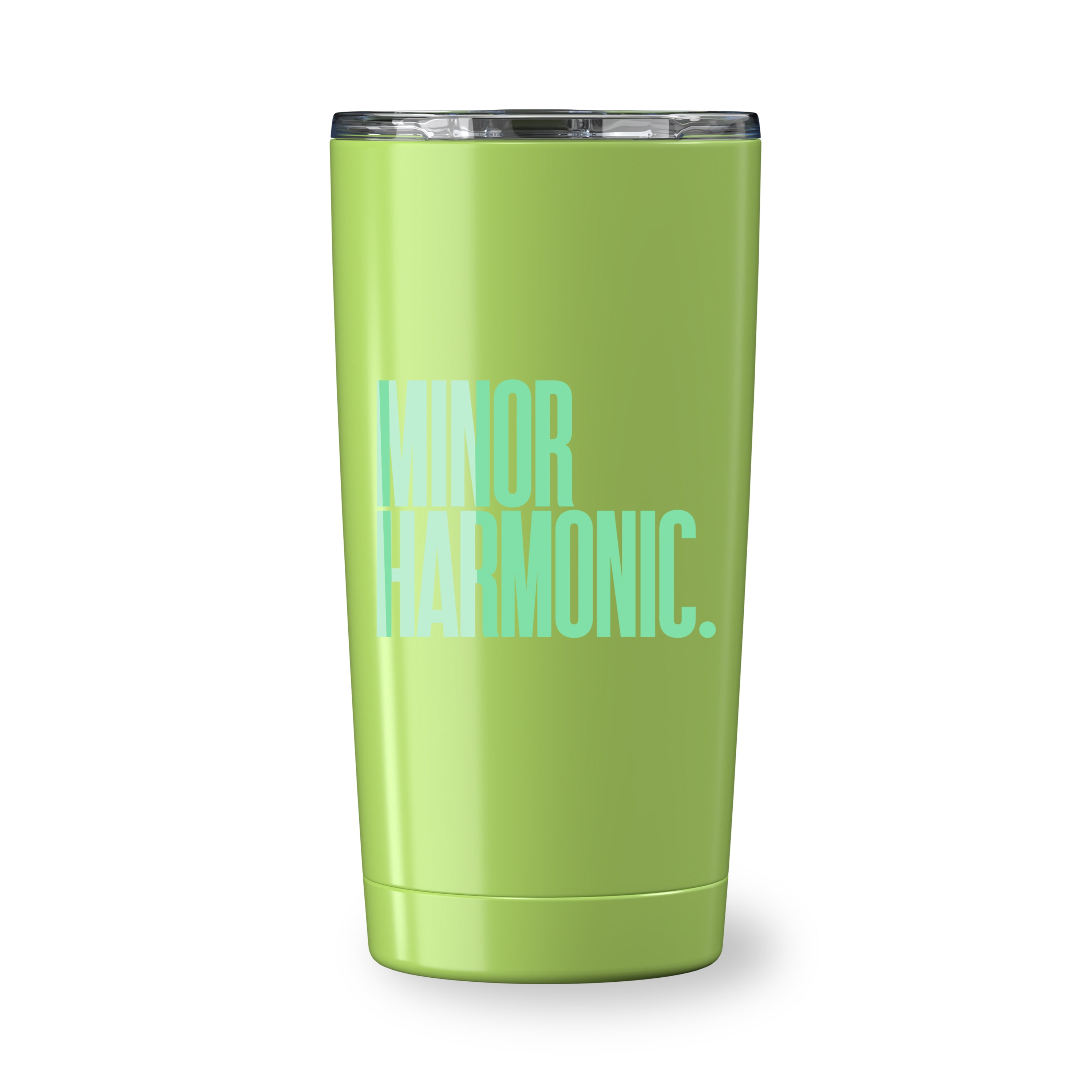 Green Go time 18 oz Reycled Stainless Steel Tumbler with silk screened logo