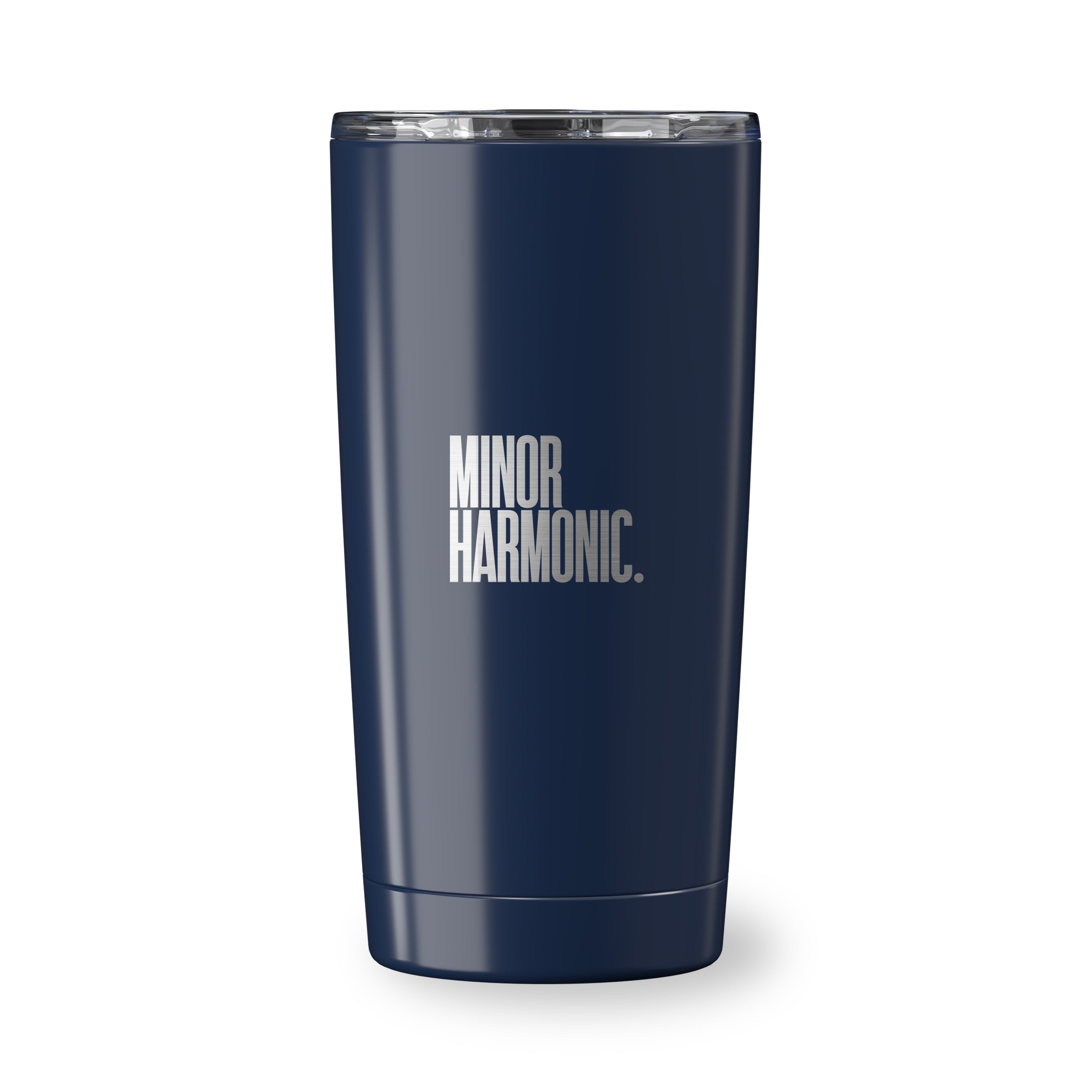 Navy Go time 18 oz Reycled Stainless Steel Tumbler with laser engraved logo