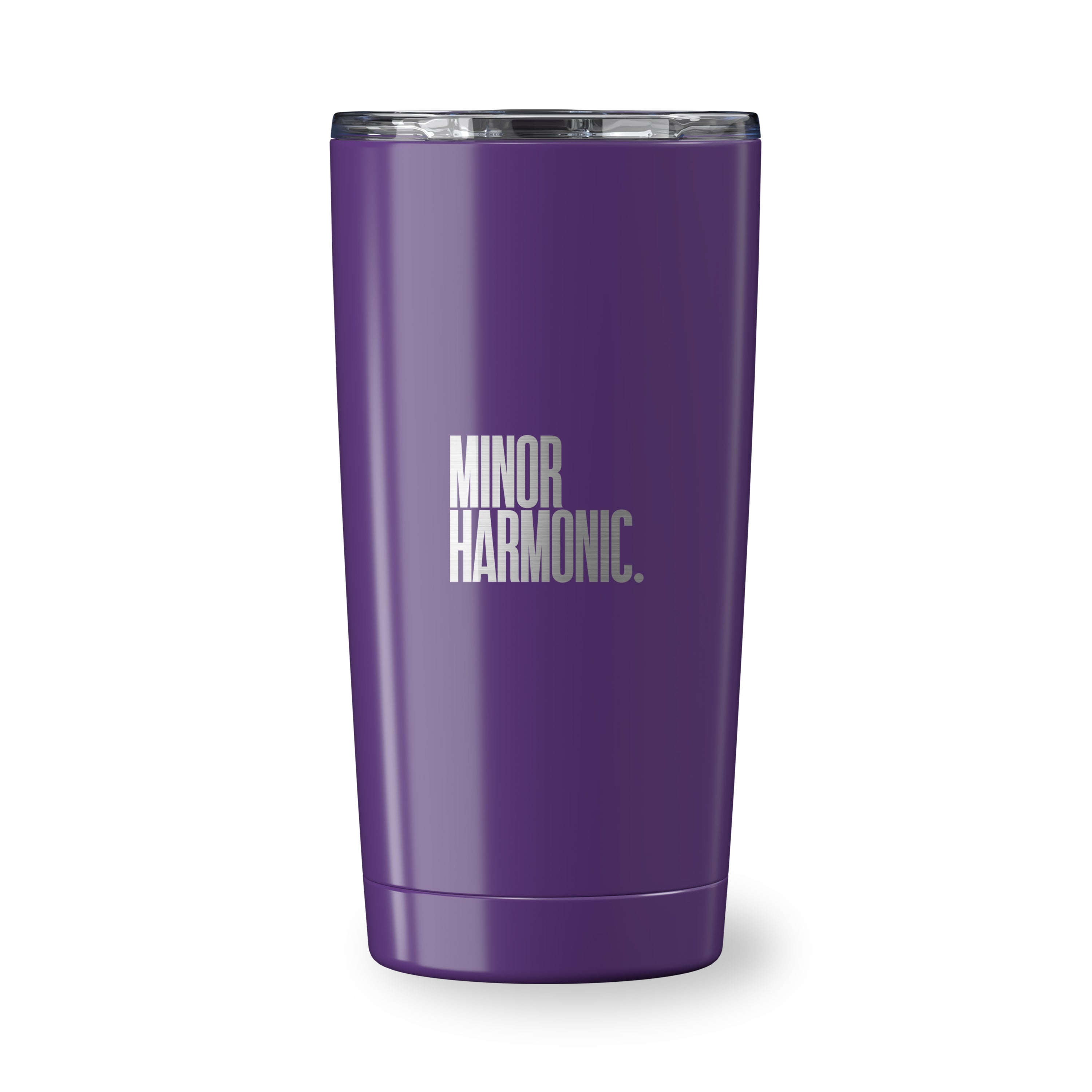 Purple Go time 18 oz Reycled Stainless Steel Tumbler with laser engraved logo