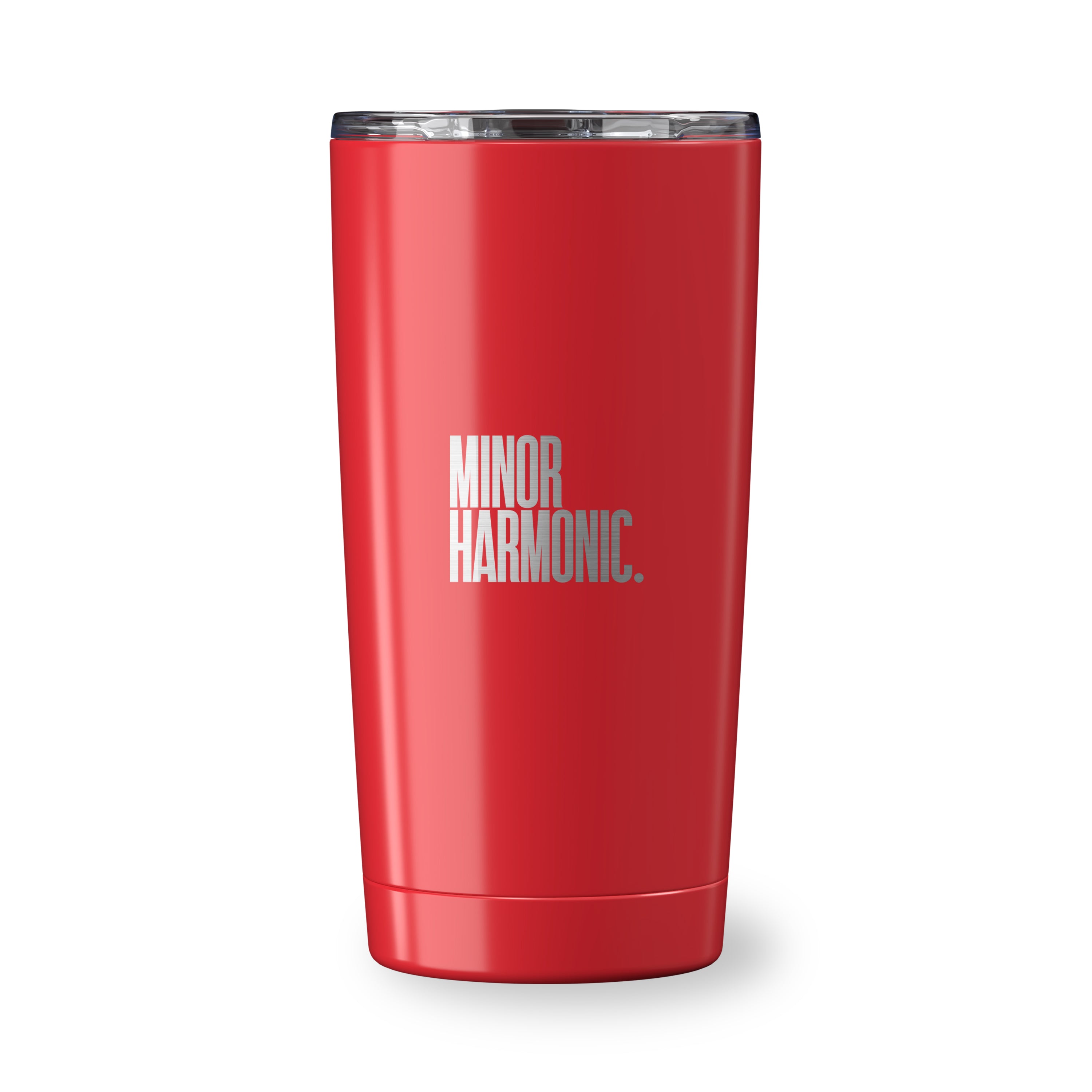 Red Go time 18 oz Reycled Stainless Steel Tumbler with laser engraved logo
