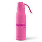 Flamingo Born Ready 16.9 oz Recycled Stainless Steel Bottle with a custom logo