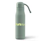 Sage Born Ready 16.9 oz Recycled Stainless Steel Bottle with a custom logo