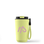 Key lime Real Deal 12oz Recycled Stainless Steel Tumbler with a custom logo