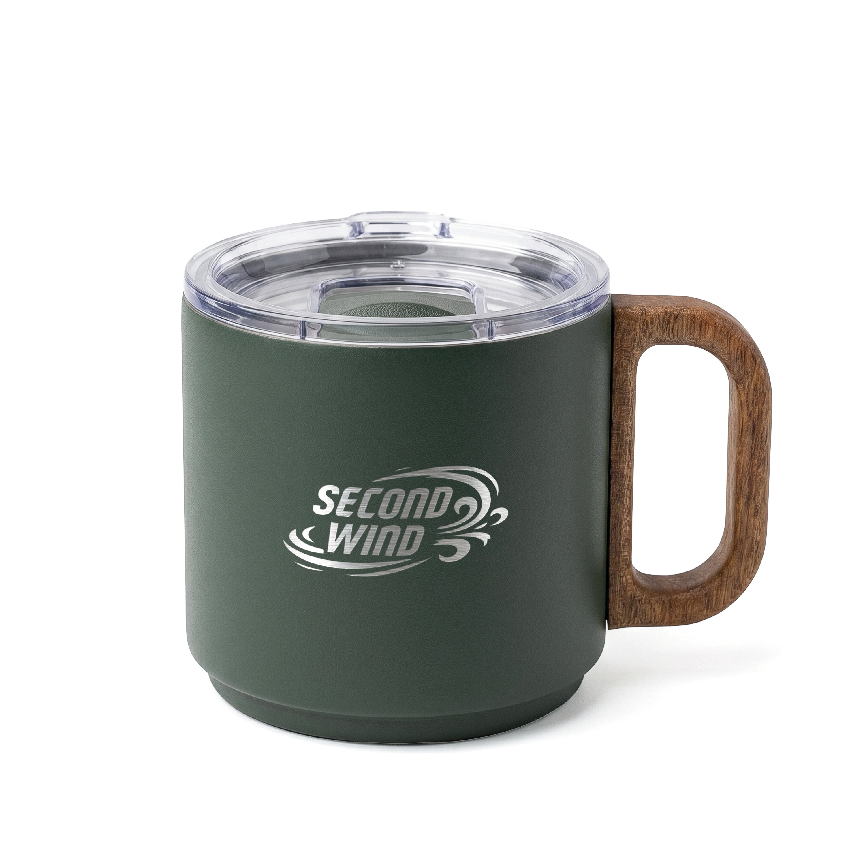Second Wind 8.8 oz Double-Wall Stainless Steel Mug - Evergreen