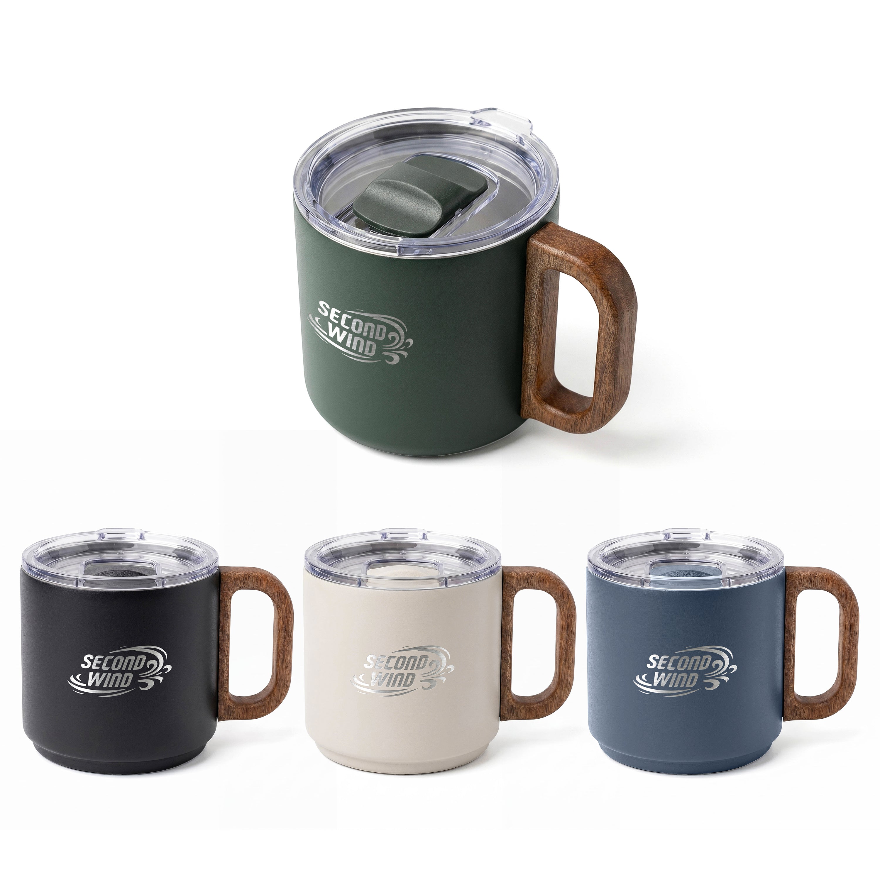 Second Wind 8.8 oz Double-Wall Stainless Steel Mug - Group Photo