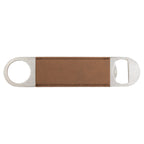 Dark Brown Leatherette Bottle Opener