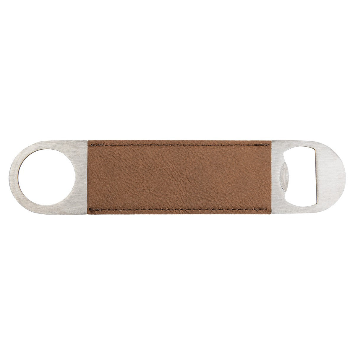Dark Brown Leatherette Bottle Opener