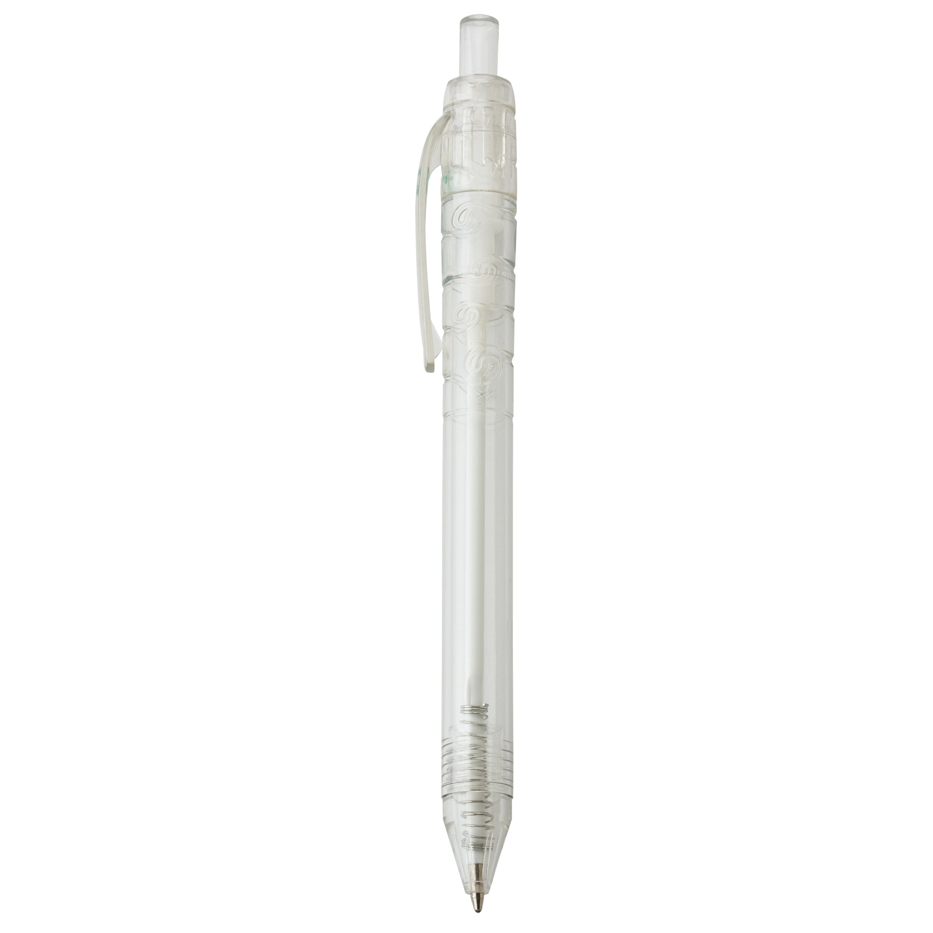 Aqua Ballpoint Pen - Clear