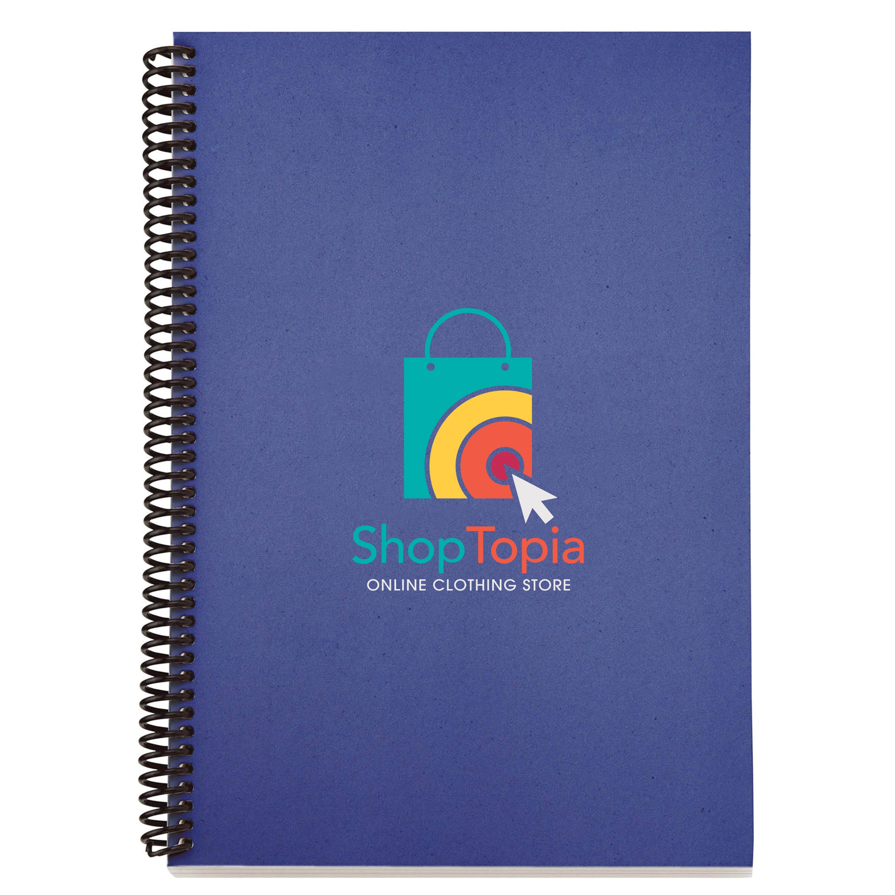 Spiral Eco Notebook - Dark Blue