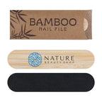 Eco Chic Bamboo Nail File with a full color logo
