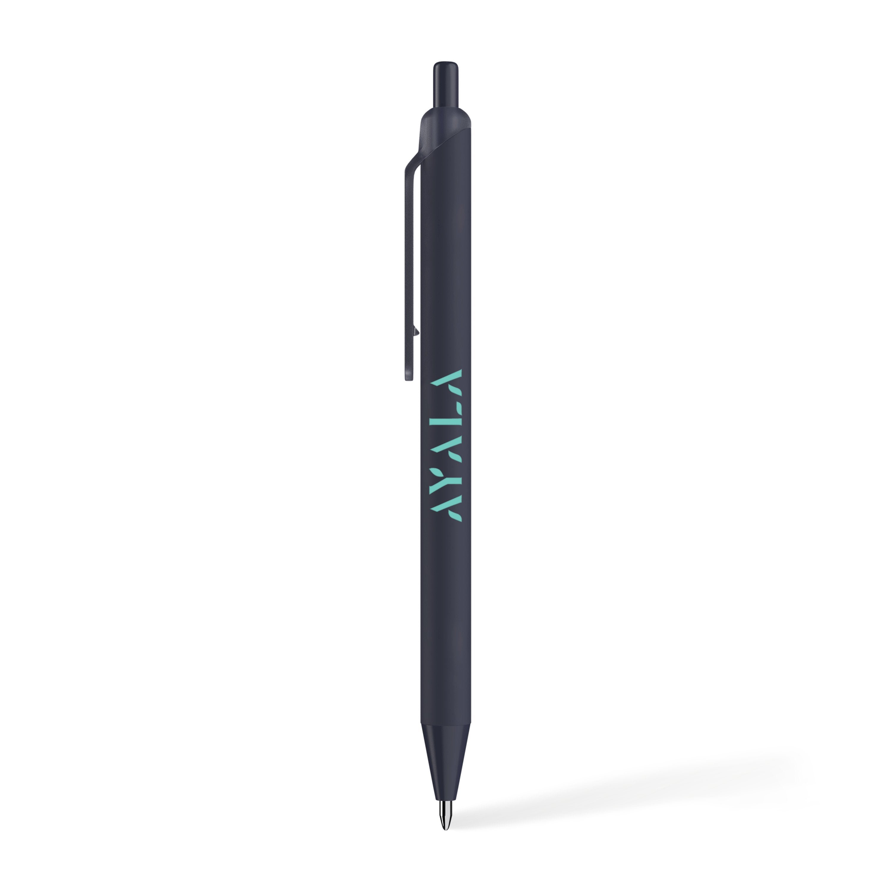 Navy Spark Recycled Plastic Ballpoint Pen