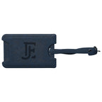 Navy Old Money Peekaboo Luggage Tag