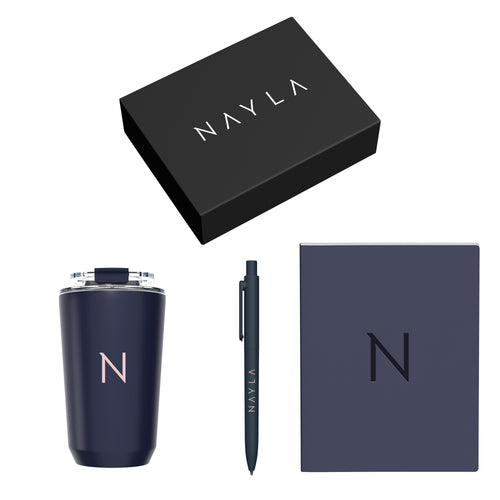 Navy Room to Think 3-Piece Gift Set
