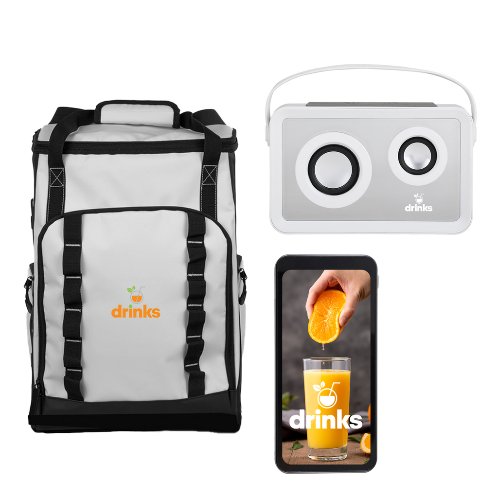 Glow Up Kit with custom logos on all of the items
