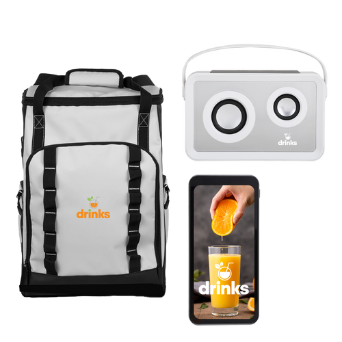 Glow Up Kit with custom logos on all of the items